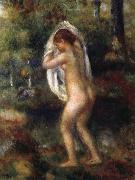 Pierre Renoir Young Girl Undressing china oil painting reproduction